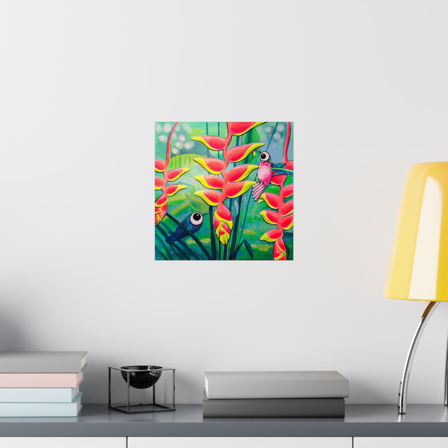 Cyclops Hummingbirds Giclée Art Poster