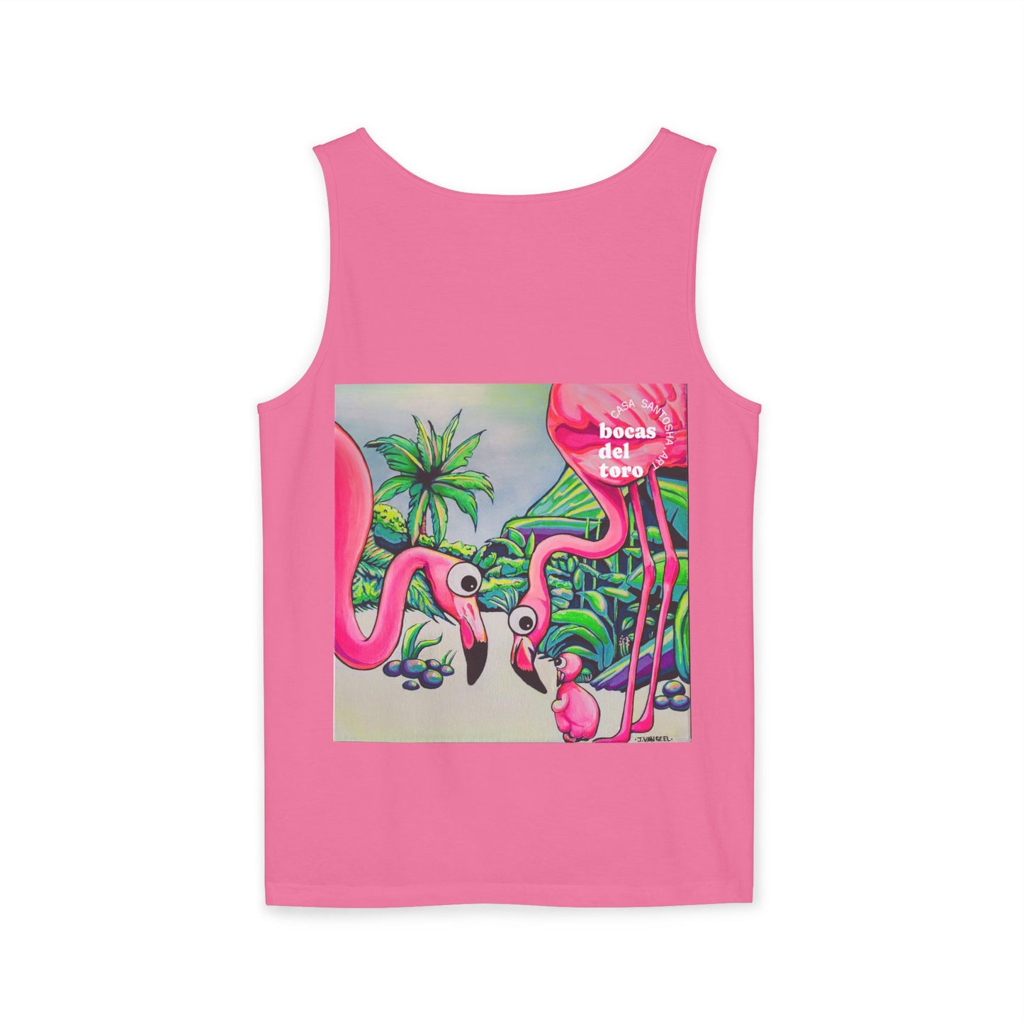 Unisex Cyclops Flamingo Family Tank Top - Perfect for Summer Vibes