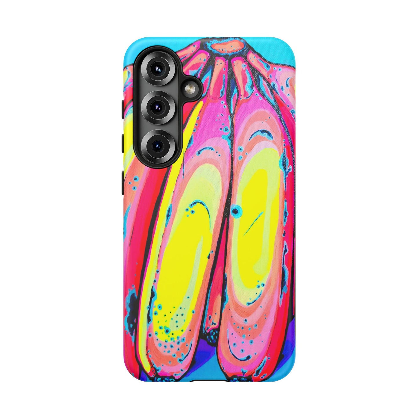 Neon Fat Bananas Tough Phone Case