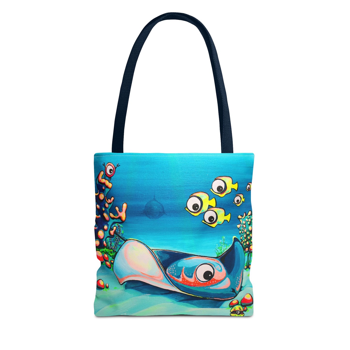 Premium Cyclops Stingray Tote Bag, Original Artist Design, Reusable Shopping Tote, Eco-Friendly