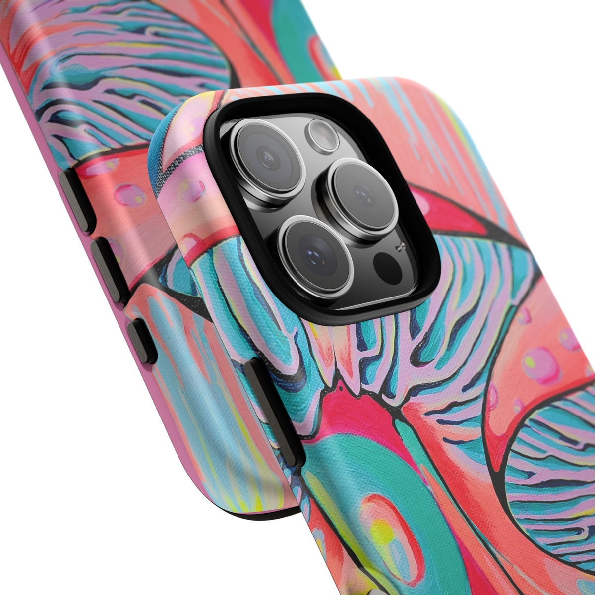 Coque de téléphone résistante Trippy Mushrooms