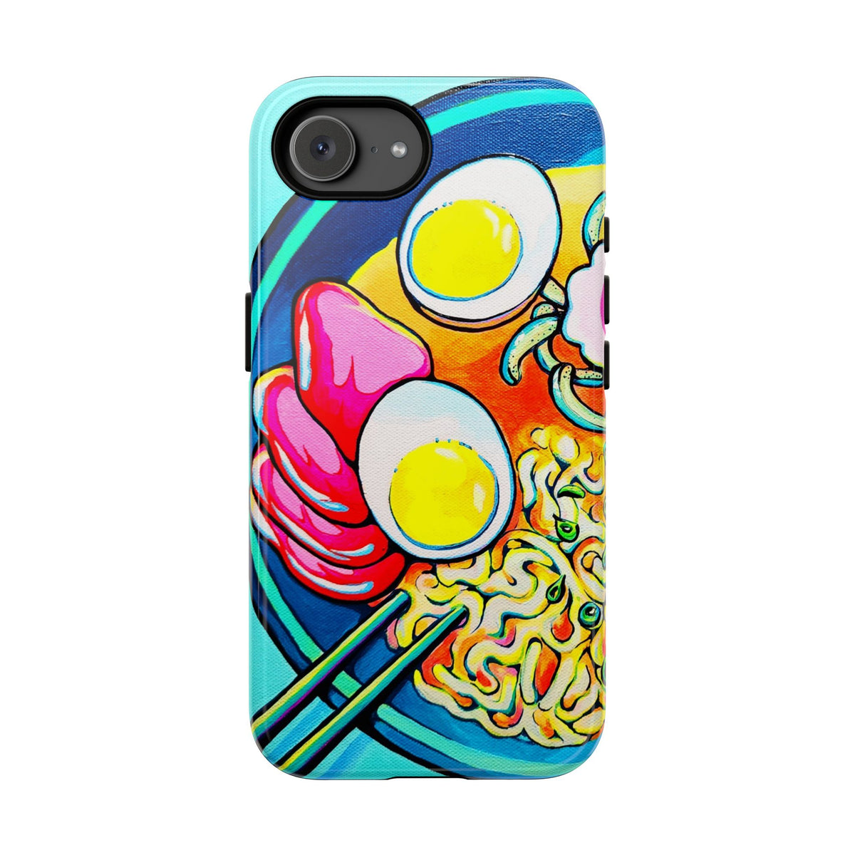 Coque de téléphone résistante Neon Ramen