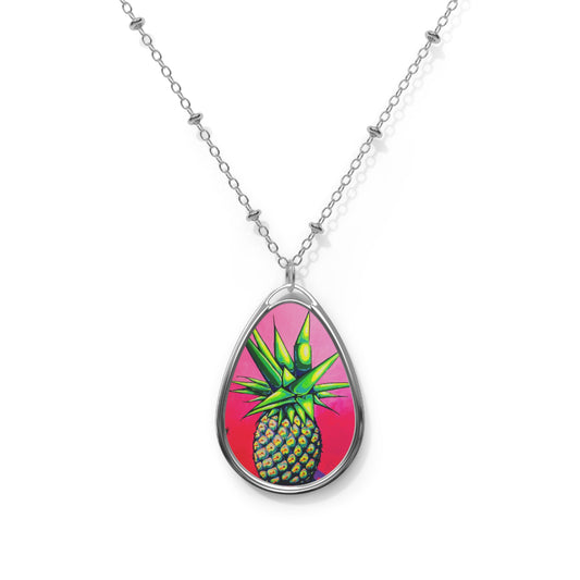 Neon Pineapple Necklace