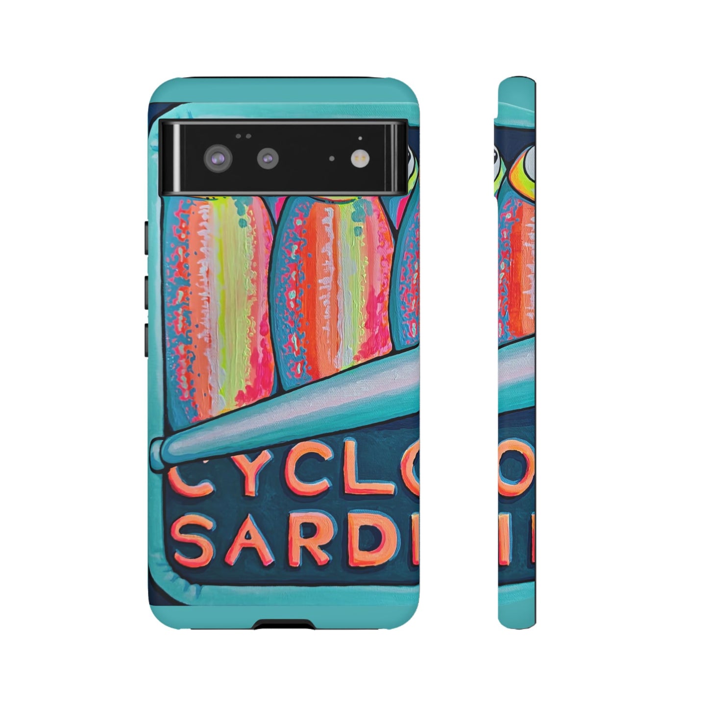 Neon Sardines Tough Phone Case