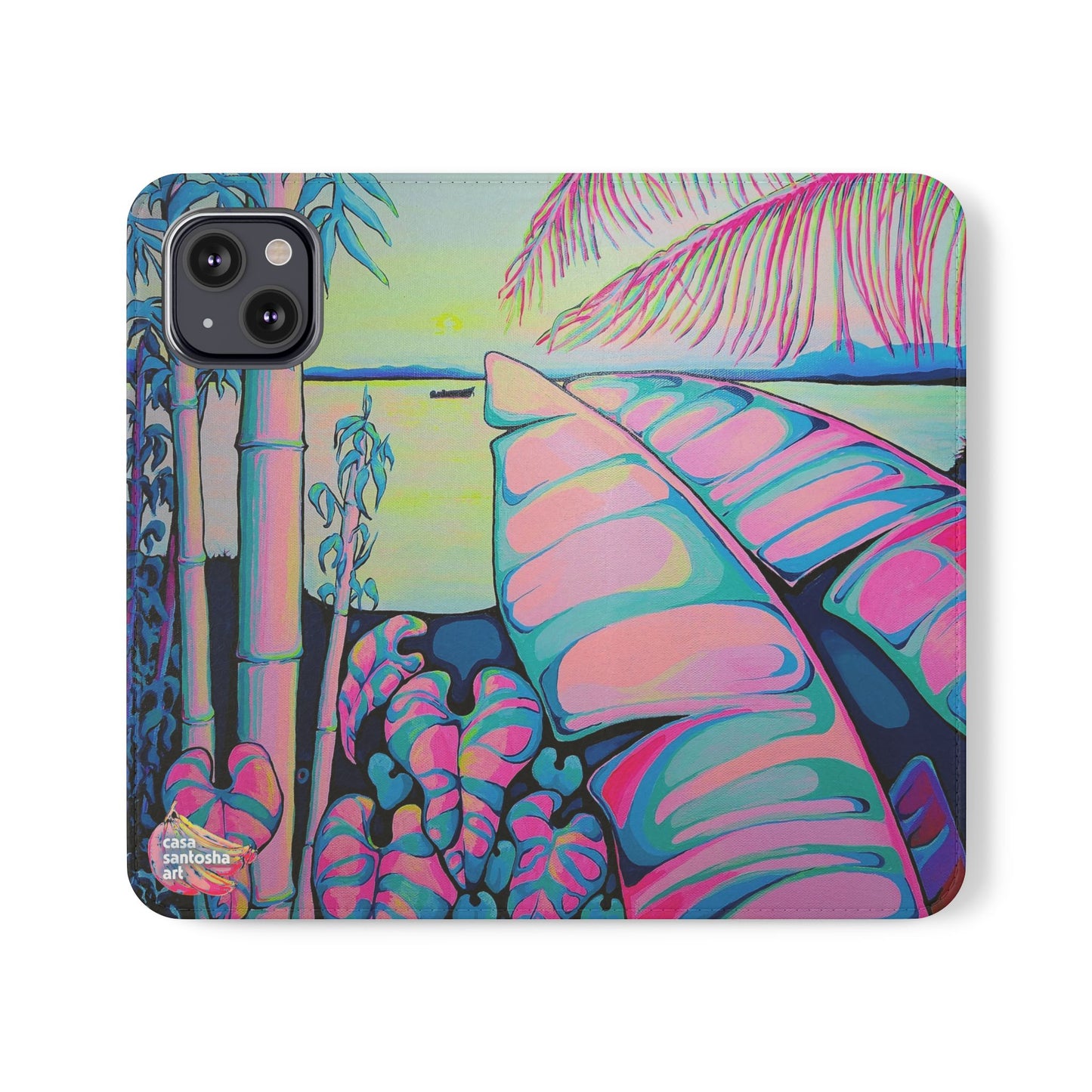 Serenity Bocas Flip Phone Case – Wallet Cover with Card Slots