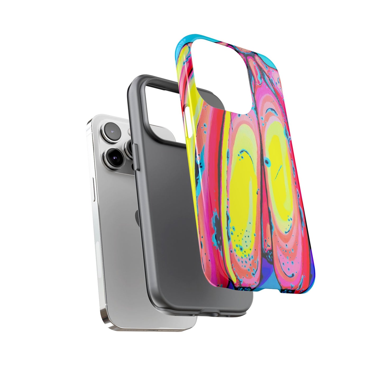Neon Fat Bananas Tough Phone Case