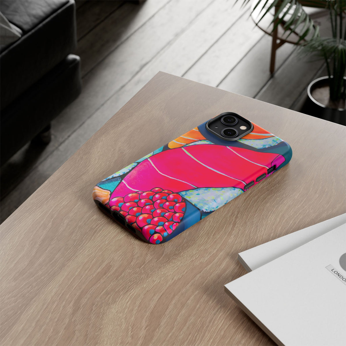Coque de téléphone résistante Néon Sushi