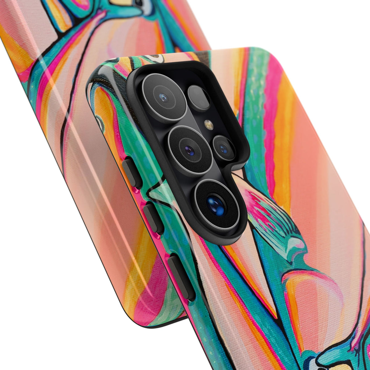 Neon Fish Tough Phone Case