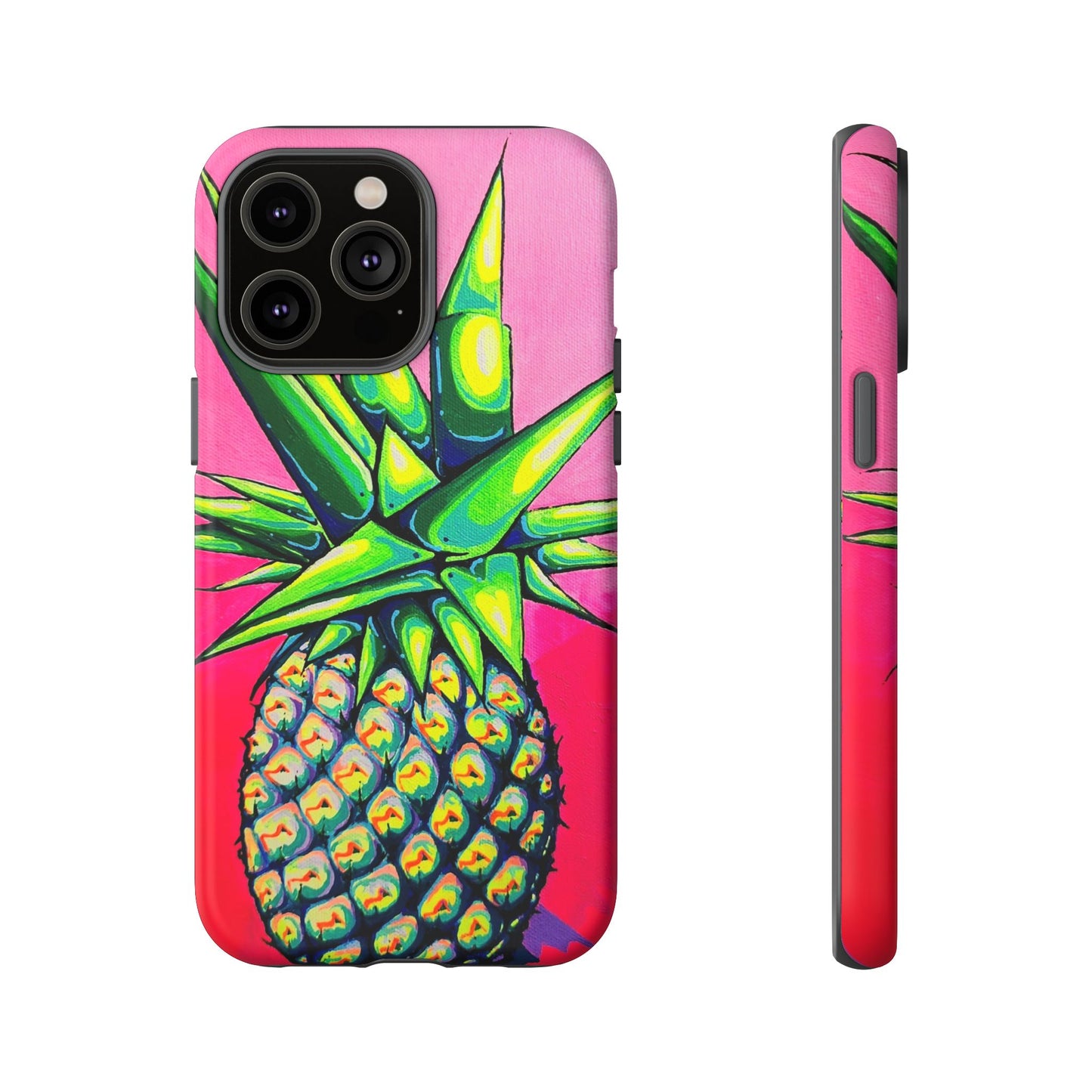 Neon Pineapple Tough Phone Case
