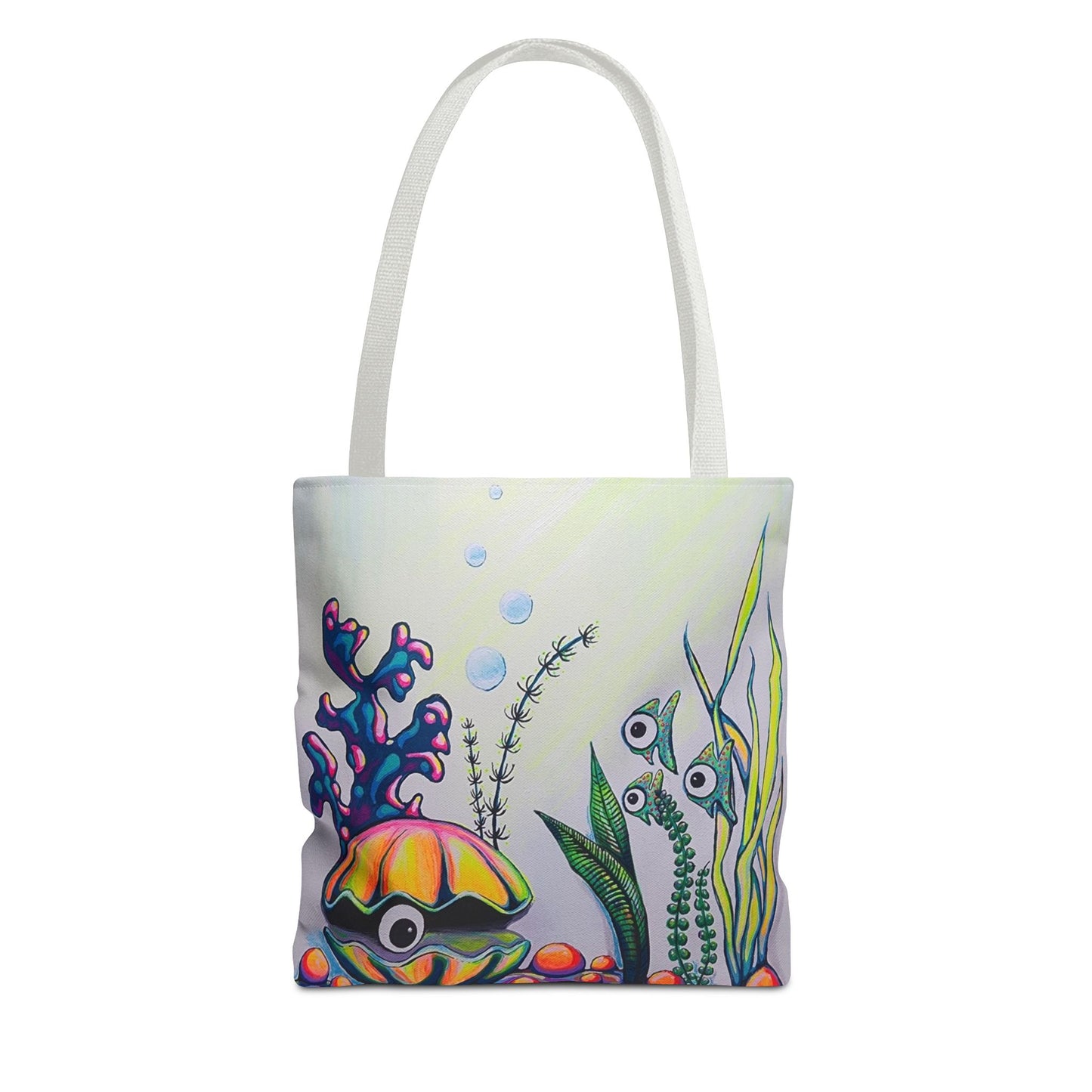 Premium Cyclops Clam Tote Bag, Original Artist Design, Reusable Shopping Tote,  Eco-Friendly