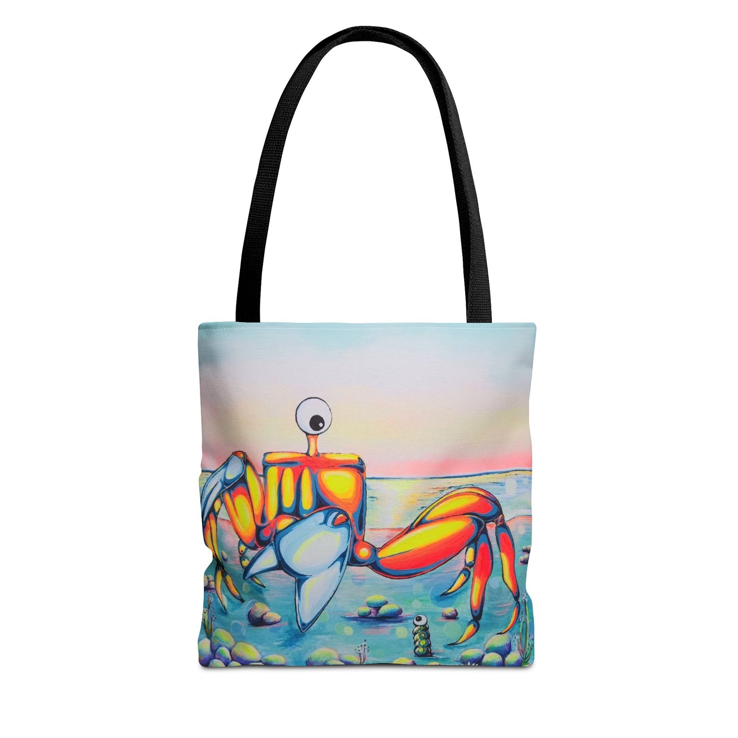 Premium Cyclops Crab Tote Bag, Original Artist Design, Reusable Shopping Tote,  Eco-Friendly