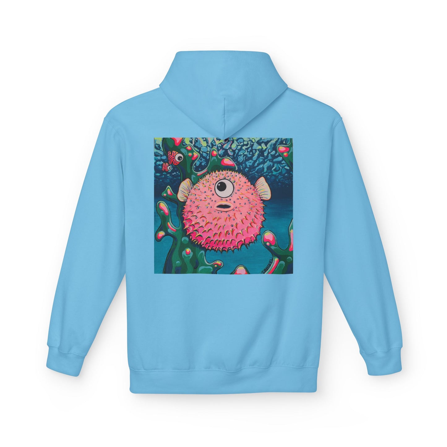 Unisex Cyclops Pufferfish Soft Hoodie