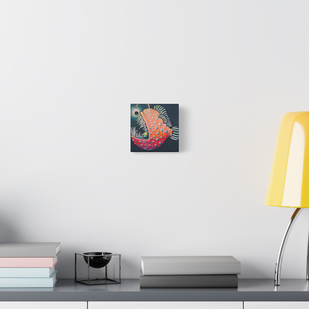 Cyclops Anglerfish Canvas Wall Art