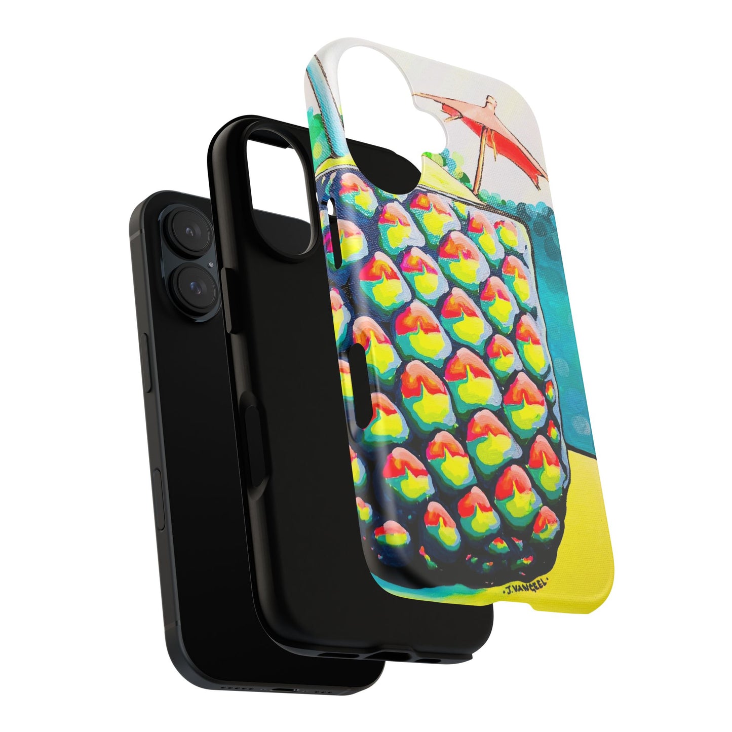 Neon Piña Colada Tough Phone Case