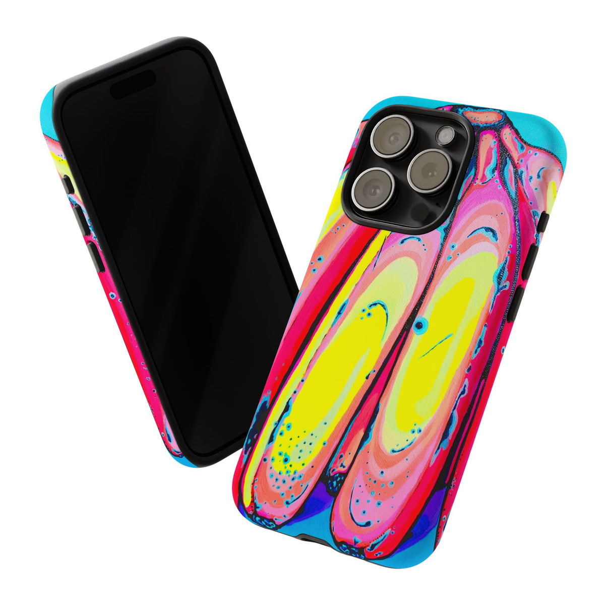 Neon Fat Bananas Tough Phone Case