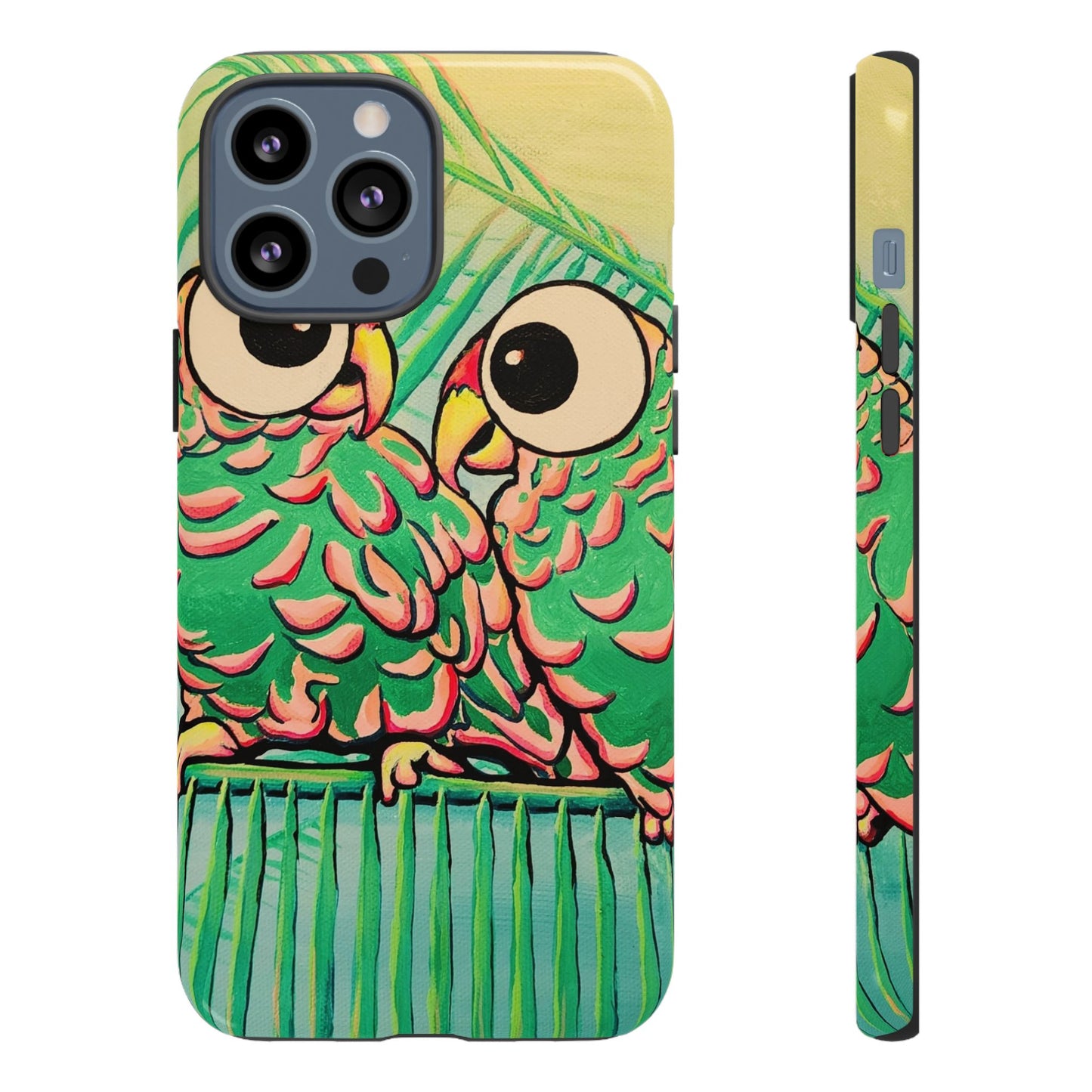 Chatty Cyclops Parrots Tough Phone Case
