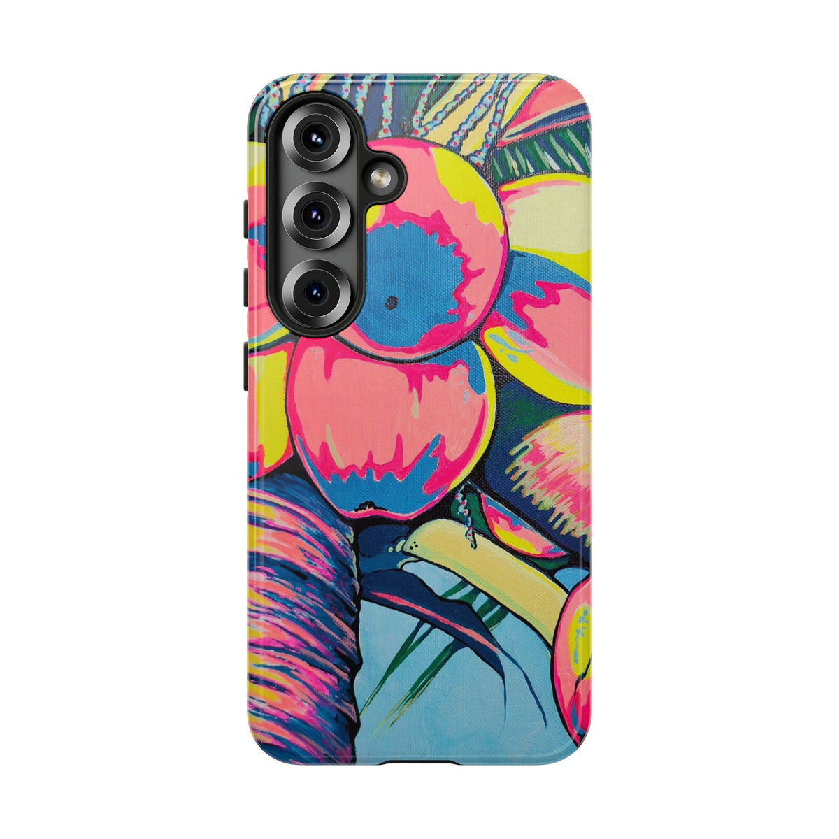 Neon Coconuts Tough Phone Case