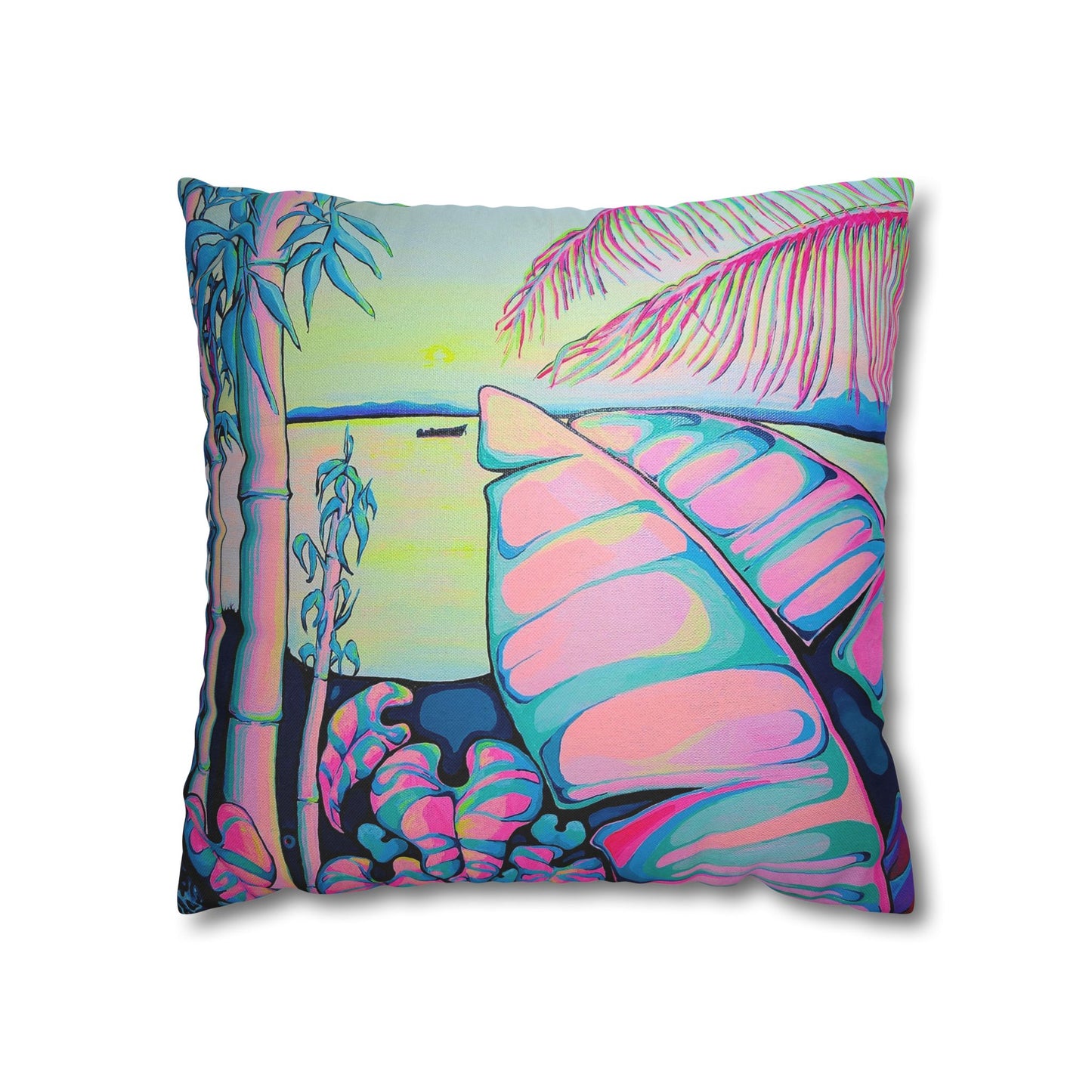 Serenity Bocas Pillowcase for Throw Pillow, Cover Only