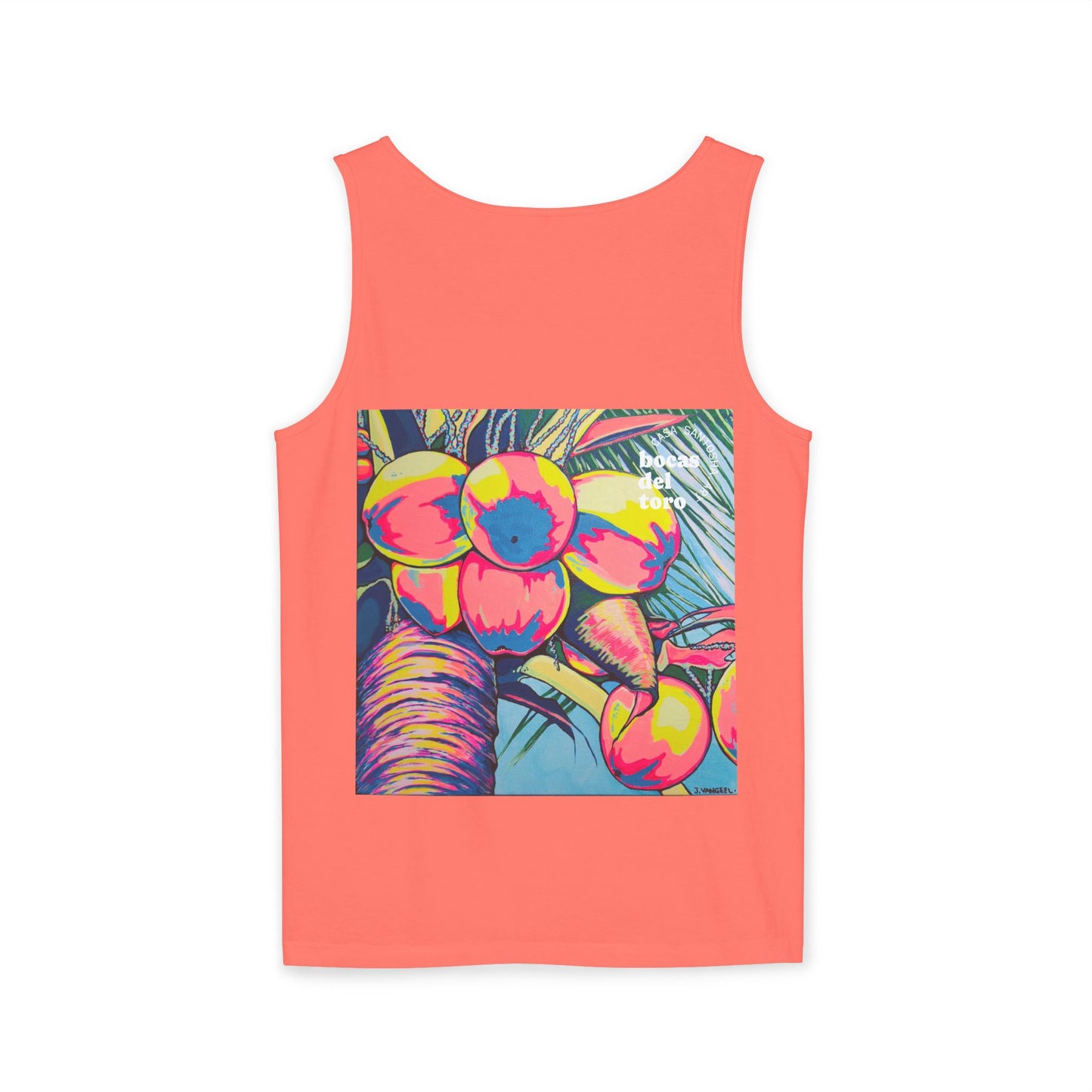 Unisex Neon Coconuts Tank Top - Perfect for Summer Vibes