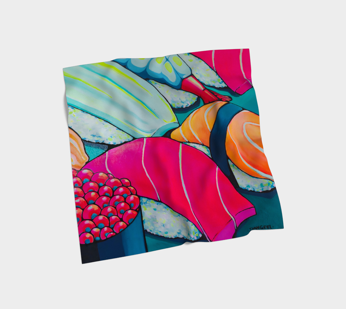 Foulard Sushi Néon