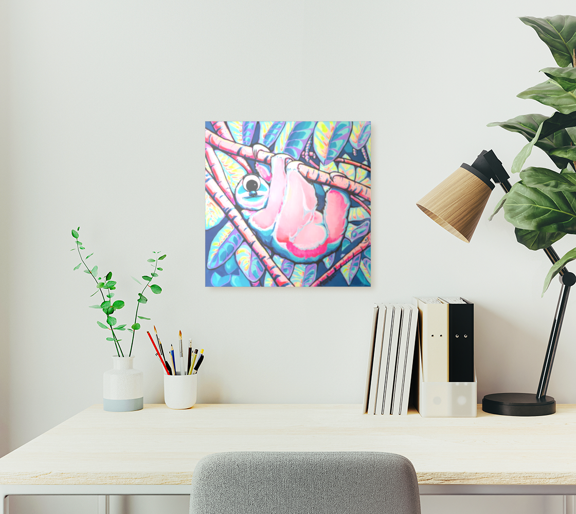 Cyclops Sloth Aluminum Wall Art