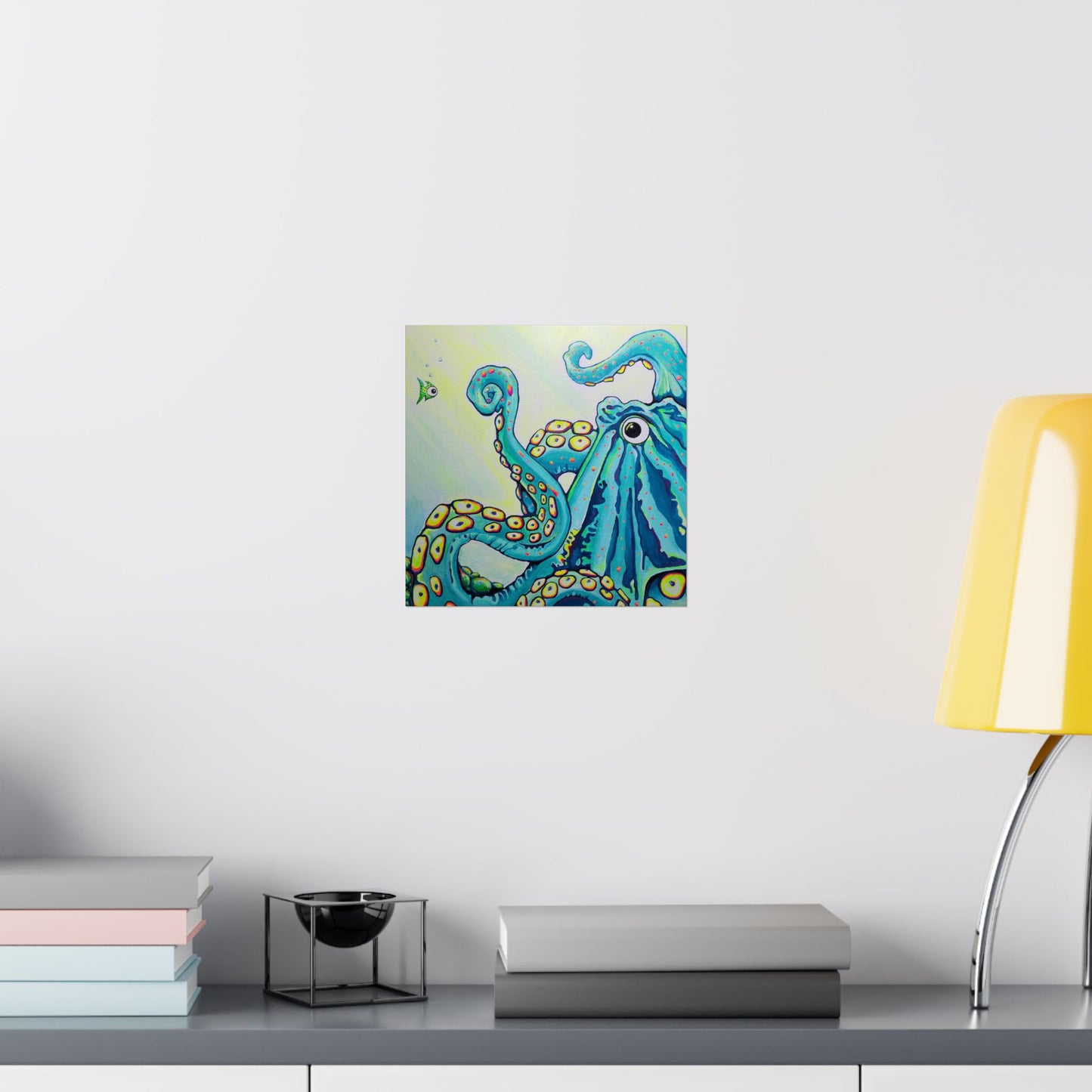 Cyclops Octopus Giclée Art Poster