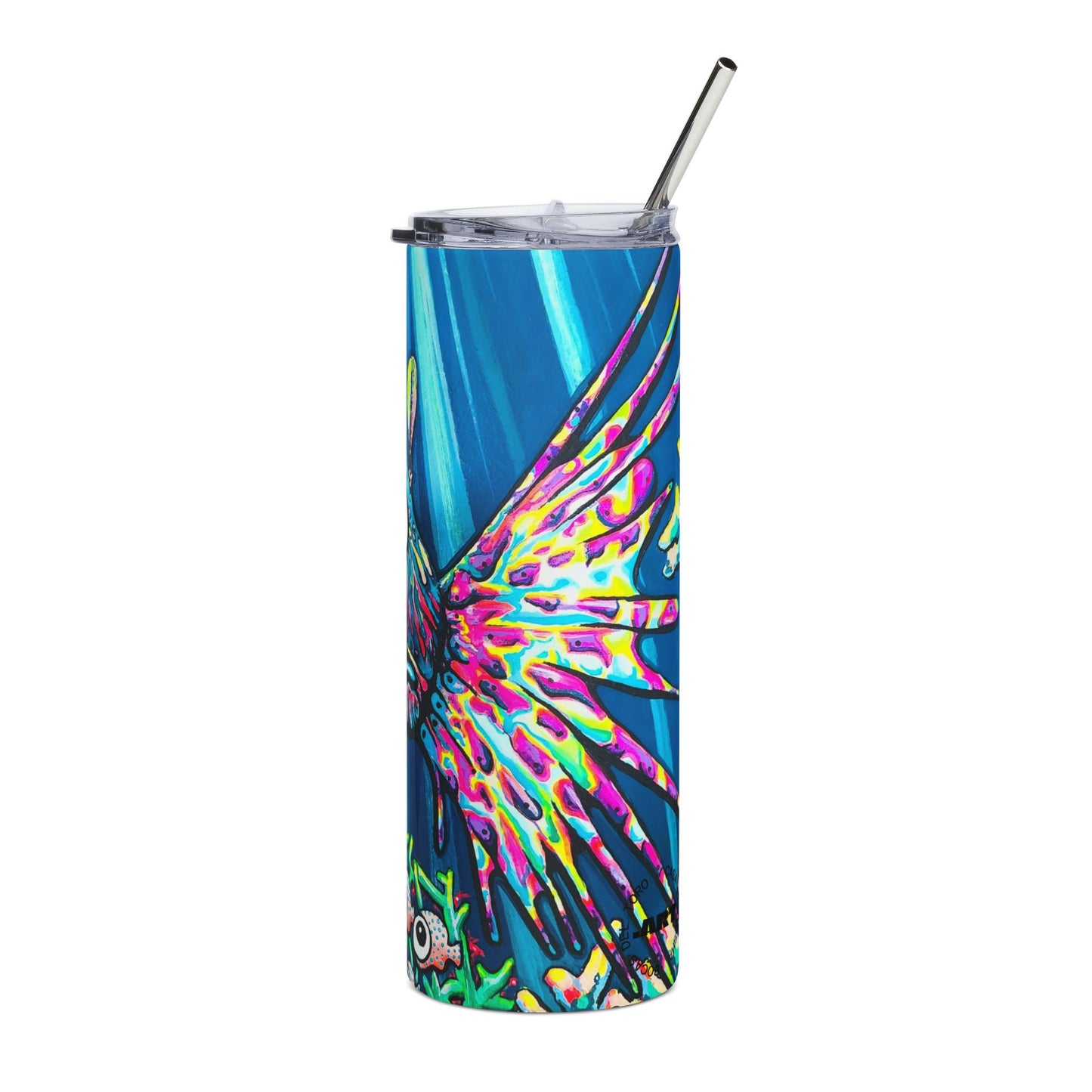 Cyclops Lionfish Stainless Steel Tumbler, 20oz | Fun Travel Mug, Eco-Friendly