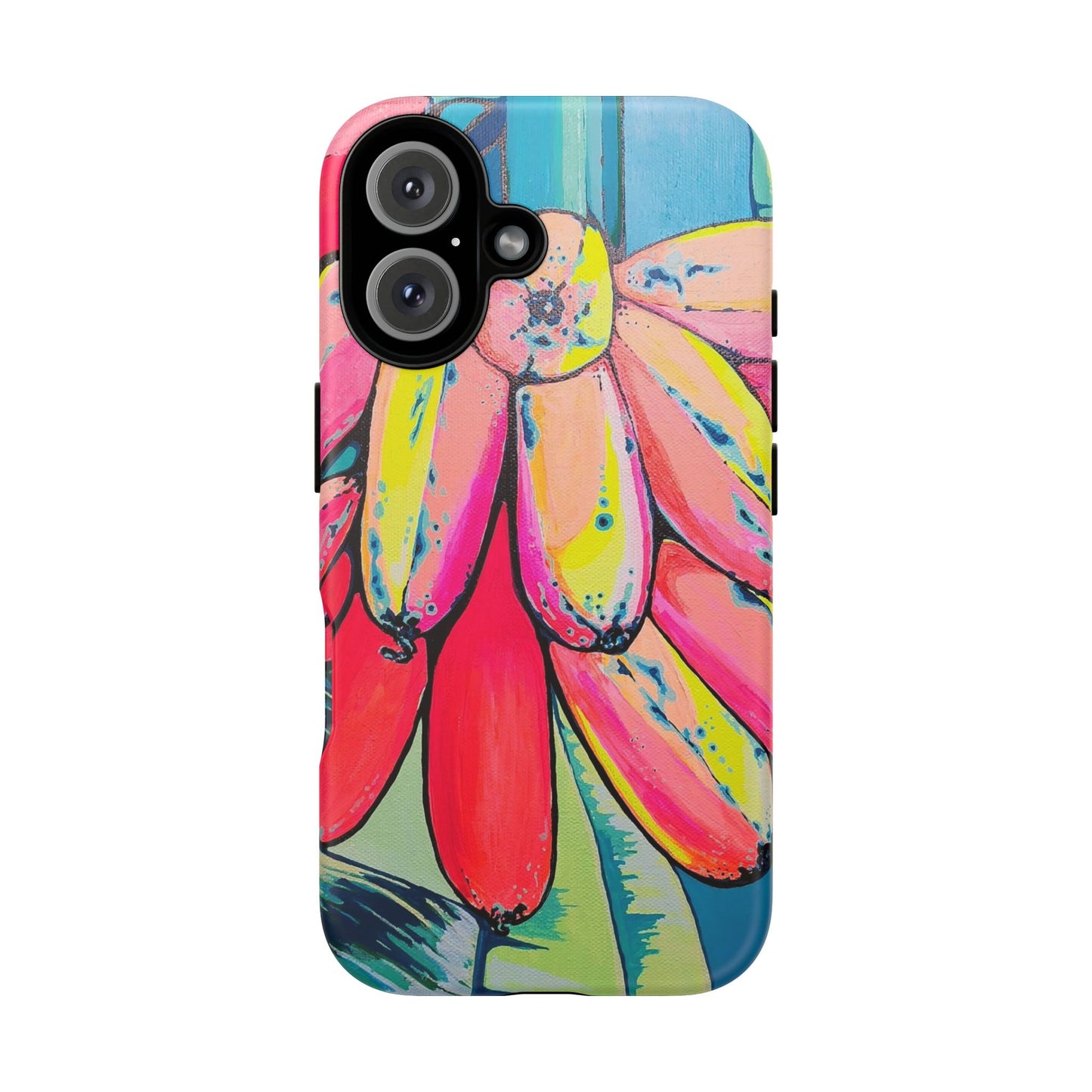 Neon Primitivo Bananas Tough Phone Case