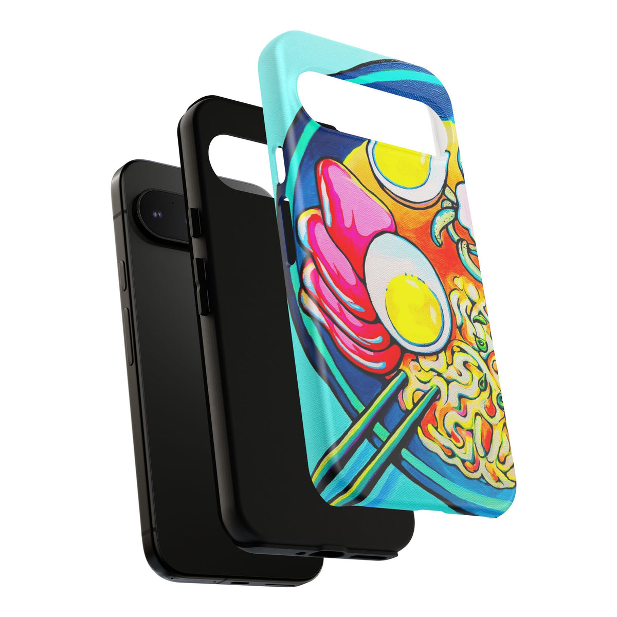 Coque de téléphone résistante Neon Ramen