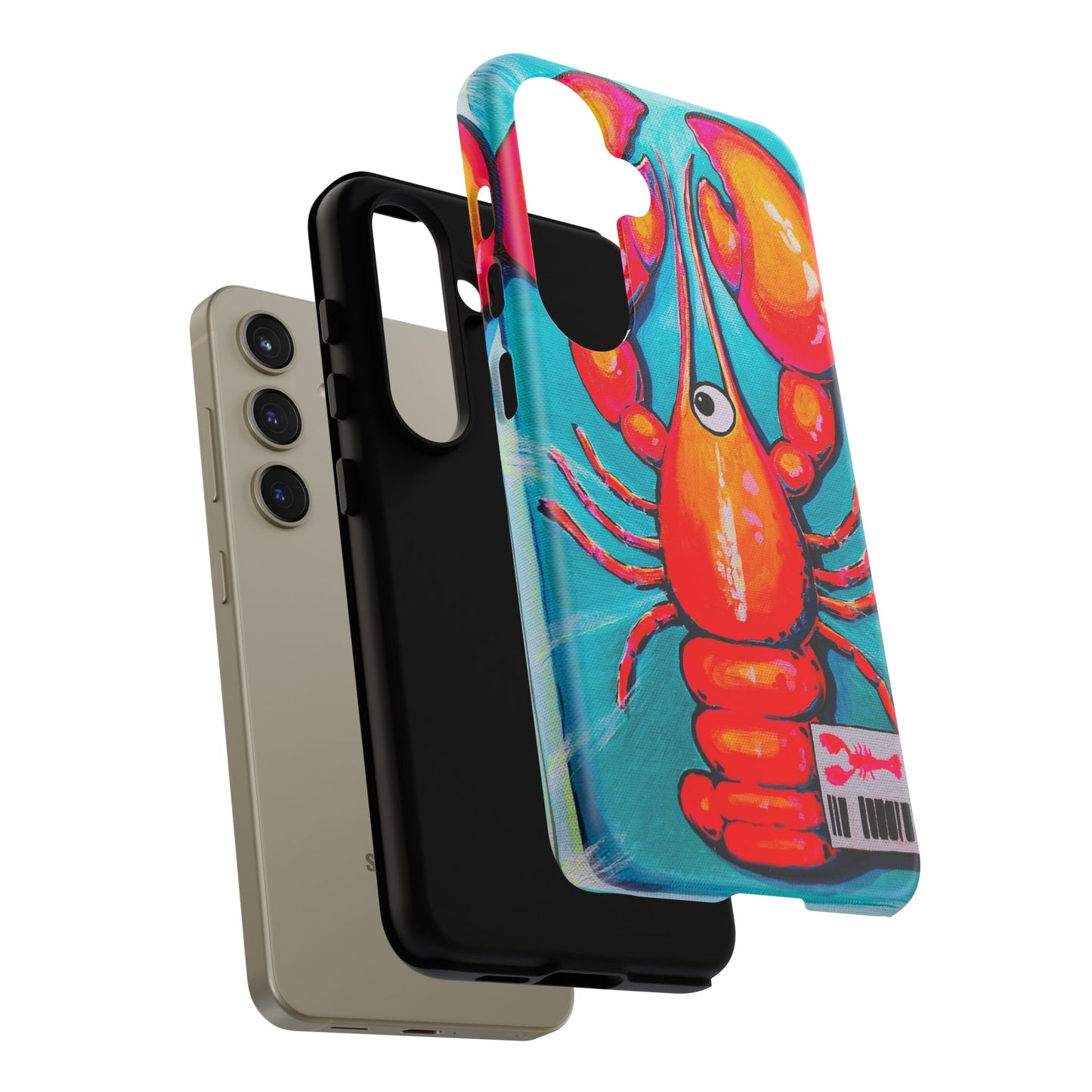 Neon Lobster Tough Phone Case