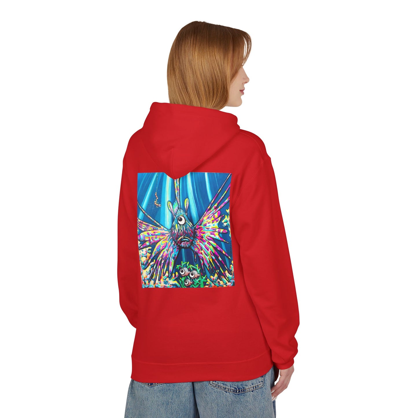 Unisex Cyclops Lionfish Soft Hoodie
