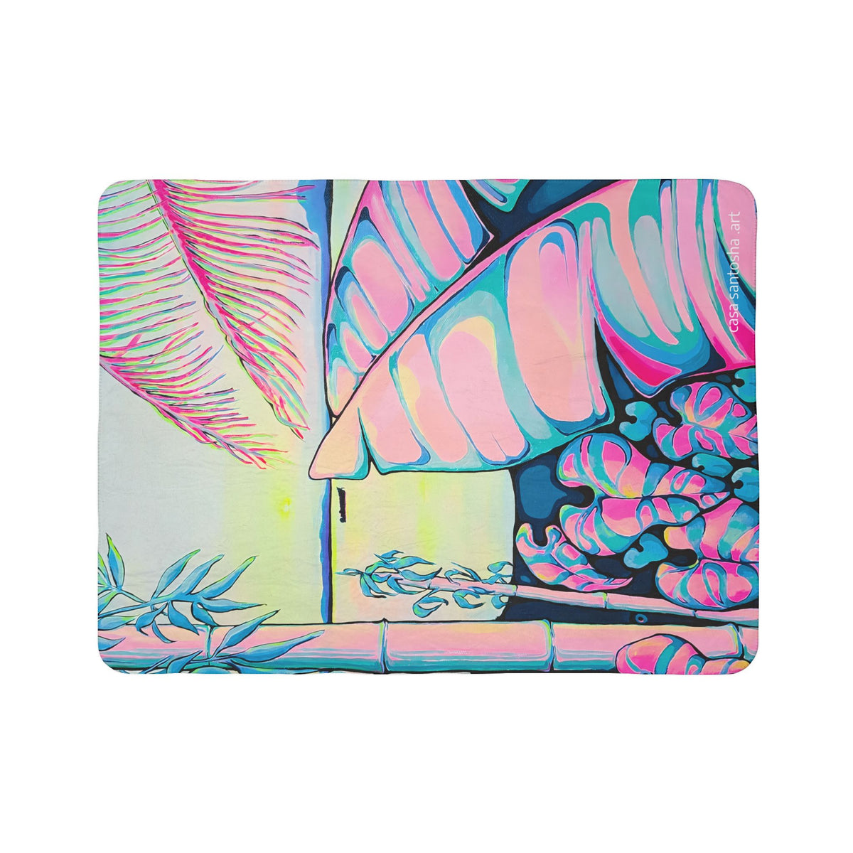 Serenity Bocas Fleece Sherpa Blanket