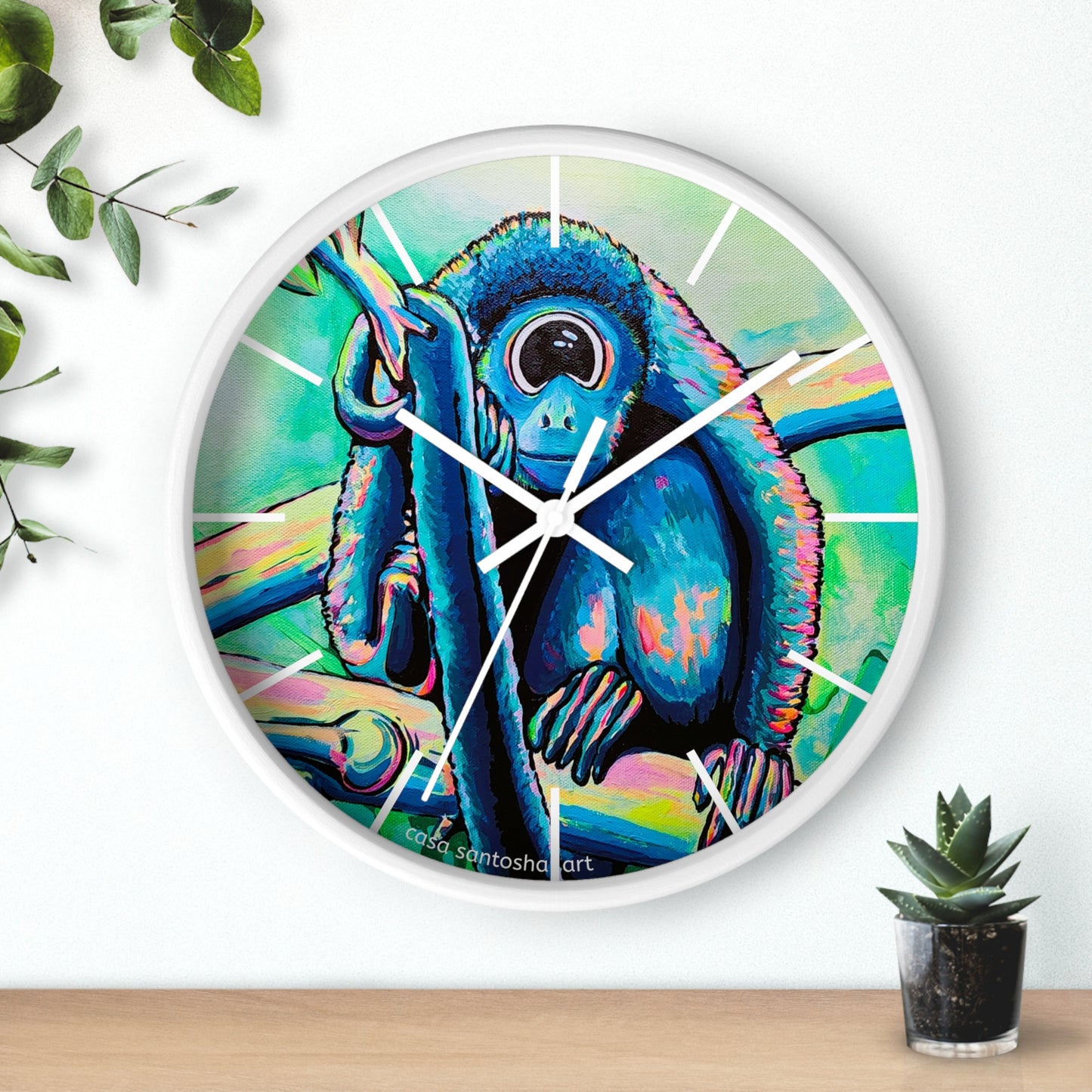 Cyclops Monkey Pop Art Wall Clock