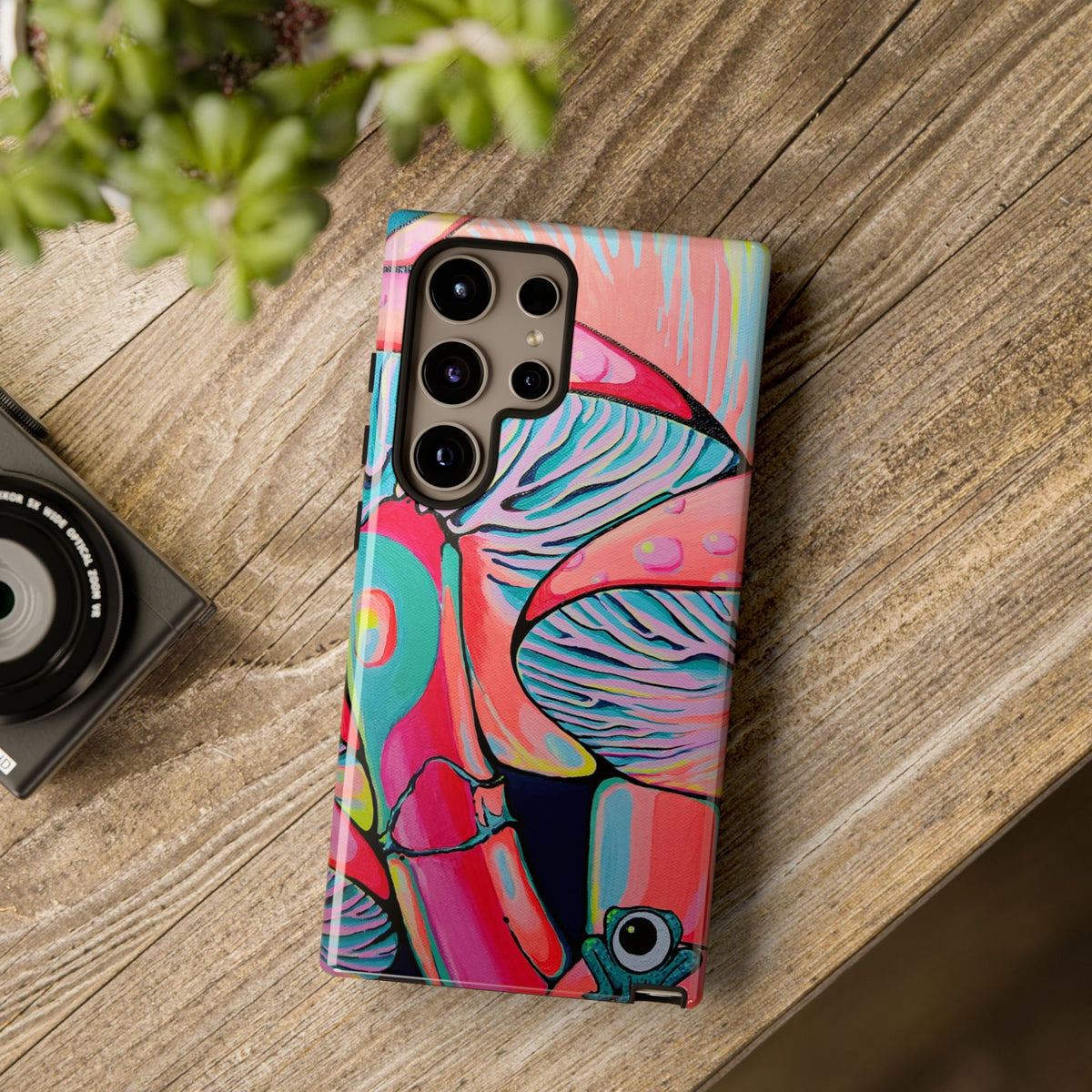 Coque de téléphone résistante Trippy Mushrooms