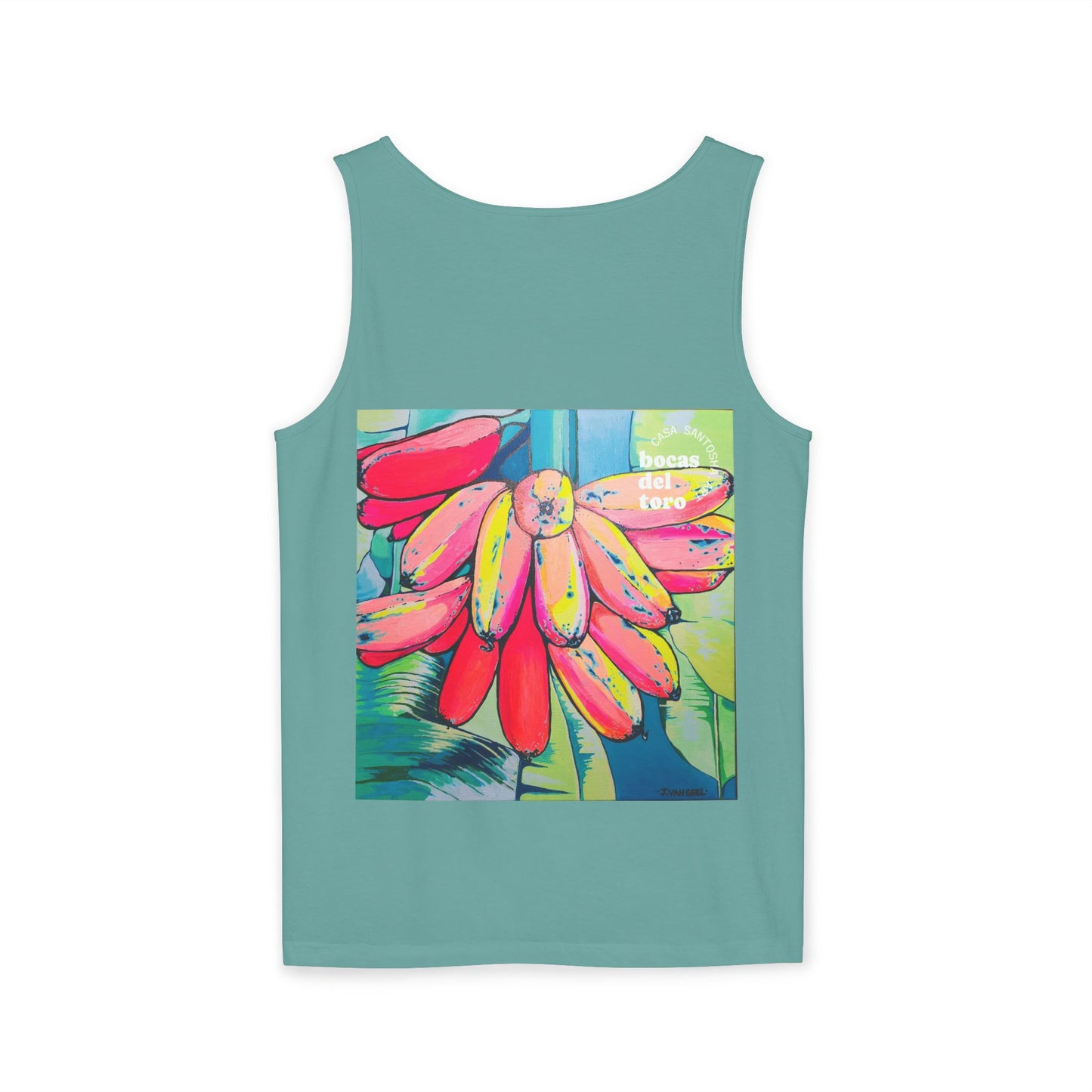 Unisex Neon Primitivo Bananas Tank Top - Perfect for Summer Vibes