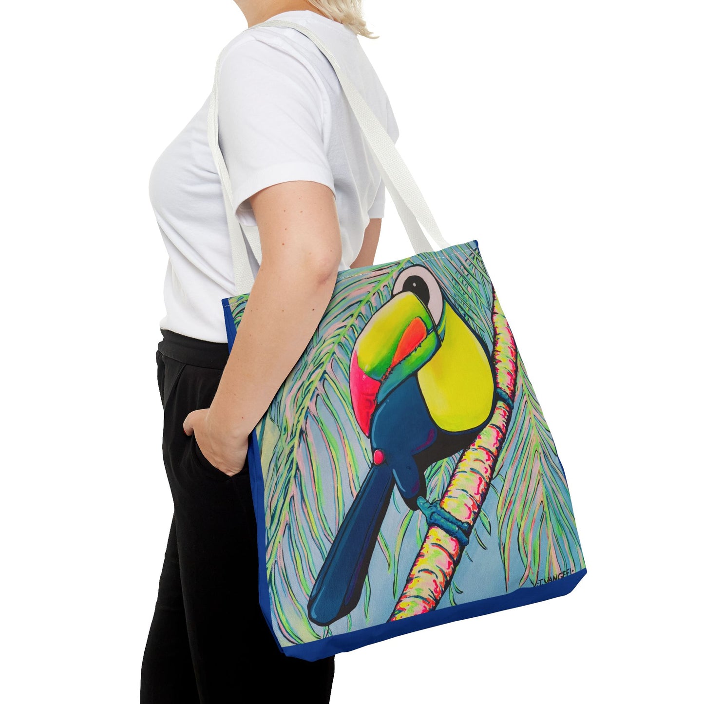 Premium Cyclops Toucan Tote Bag, Original Artist Design, Reusable Shopping Tote,  Eco-Friendly