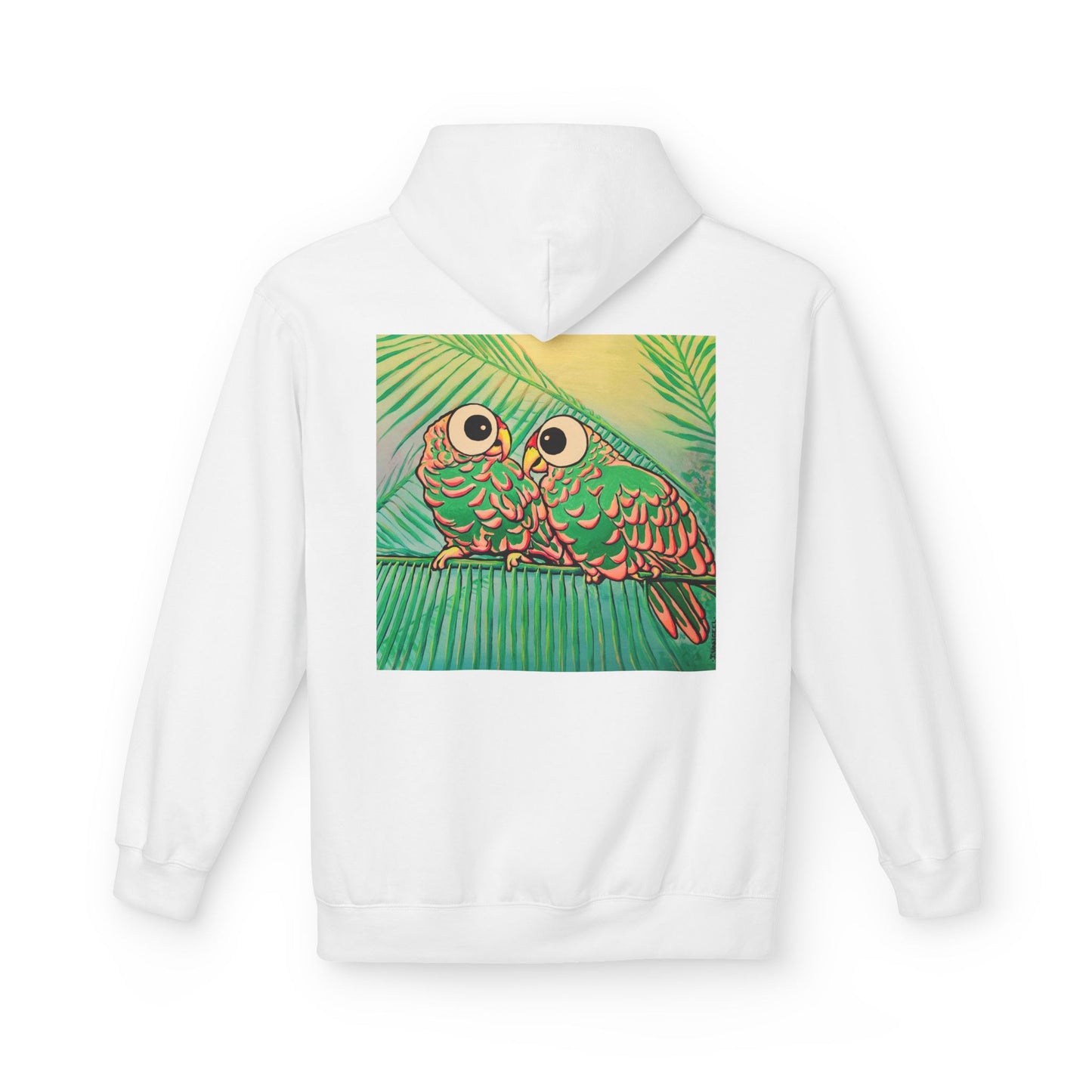Unisex Chatty Cyclops Parrots Soft Hoodie