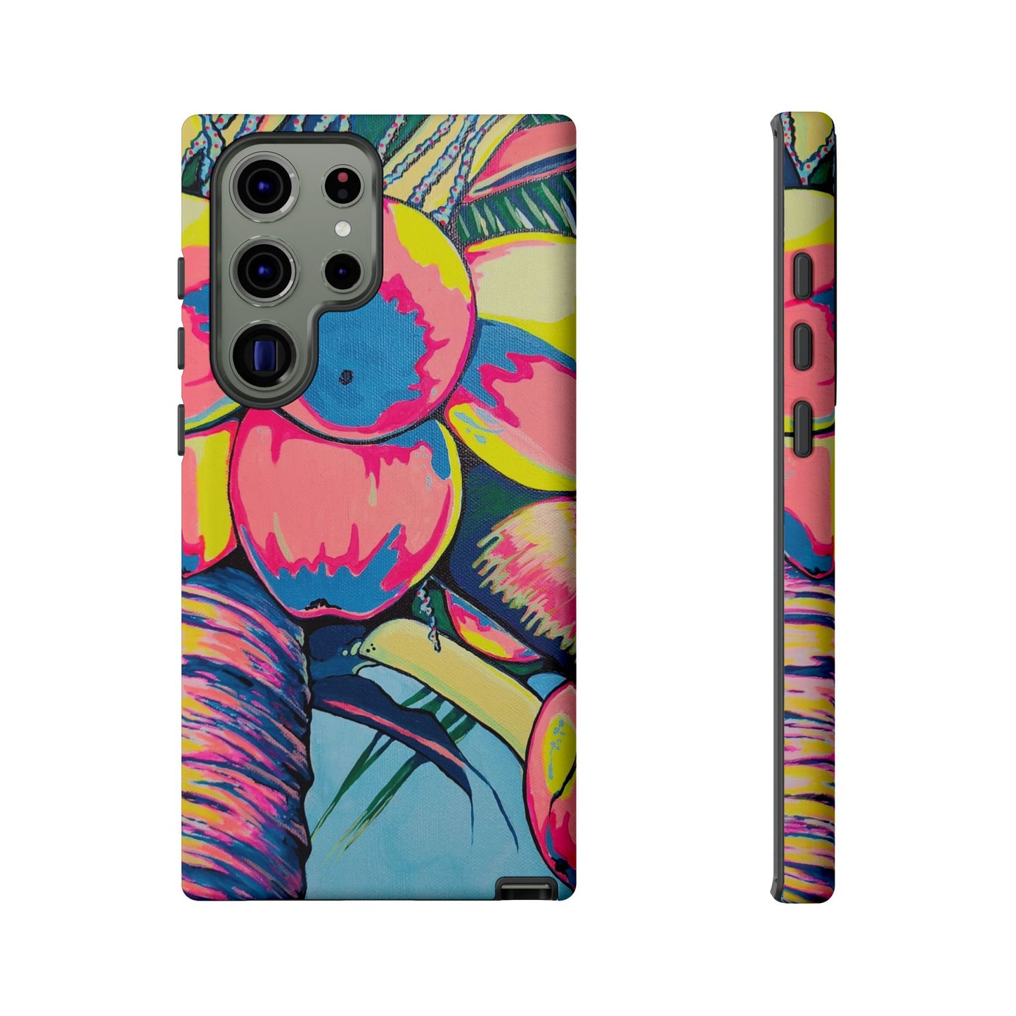 Neon Coconuts Tough Phone Case