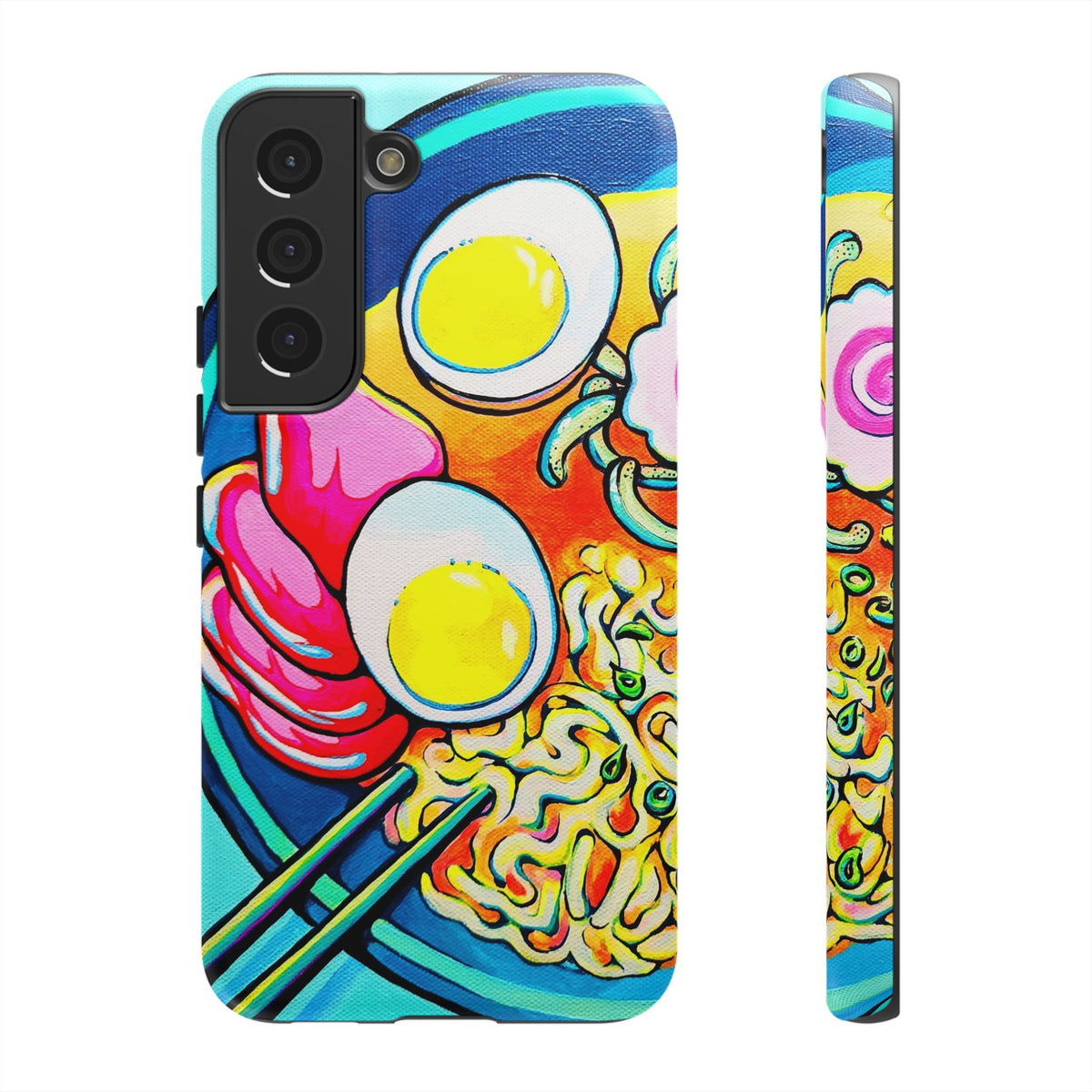 Coque de téléphone résistante Neon Ramen