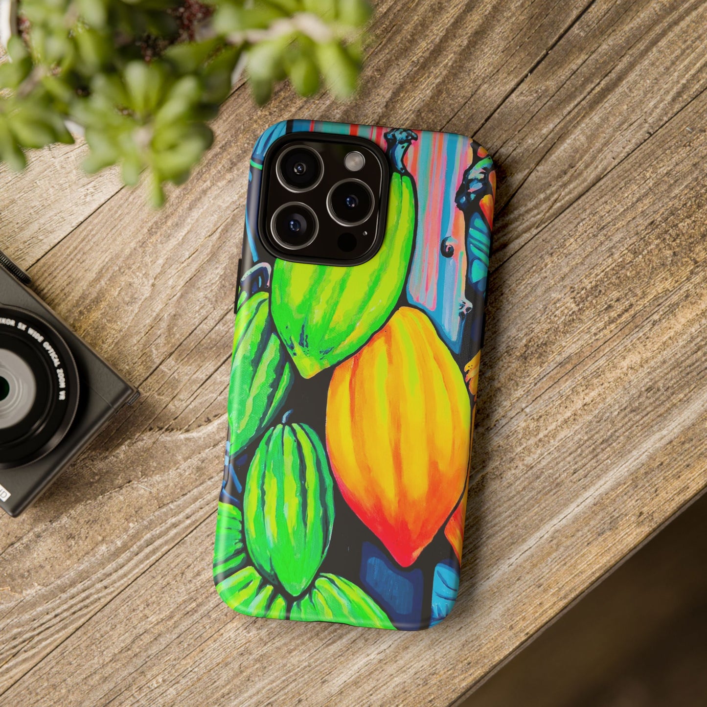 Neon Cacao Tough Phone Case