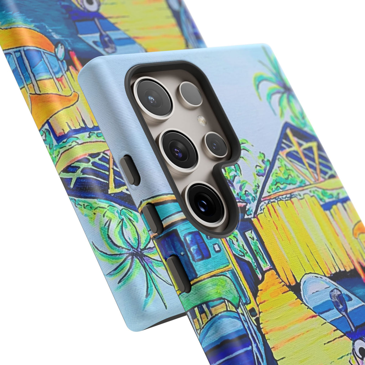 Cyclops Cat and Dog in Bocas Tough Phone Case