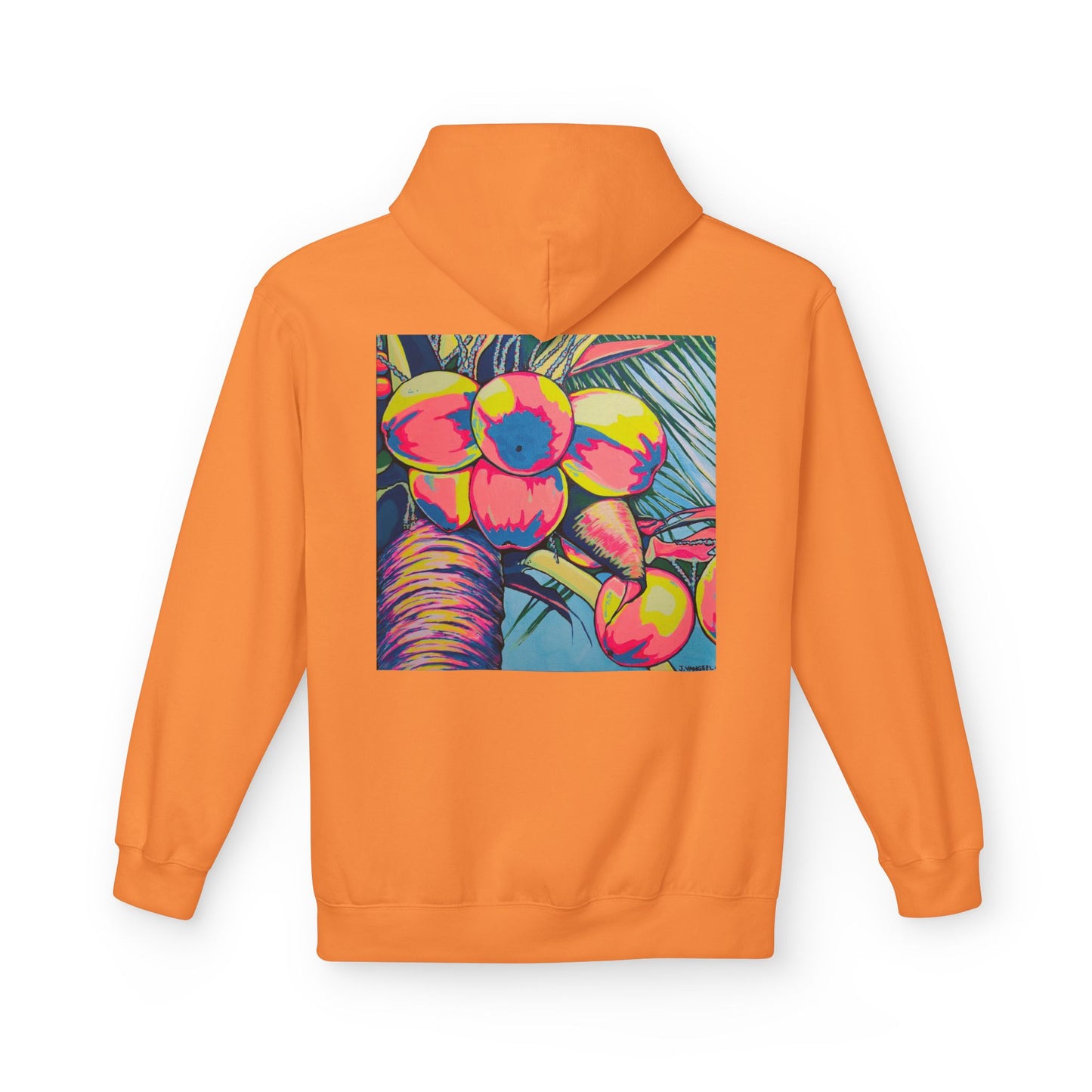 Unisex Neon Coconuts Soft Hoodie