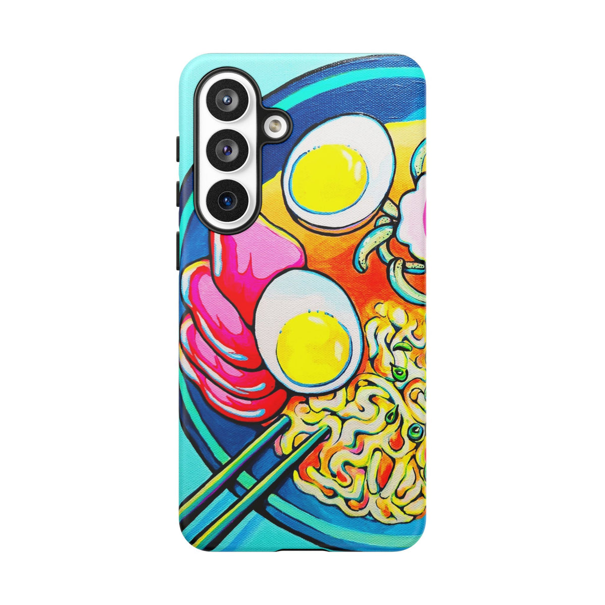 Coque de téléphone résistante Neon Ramen