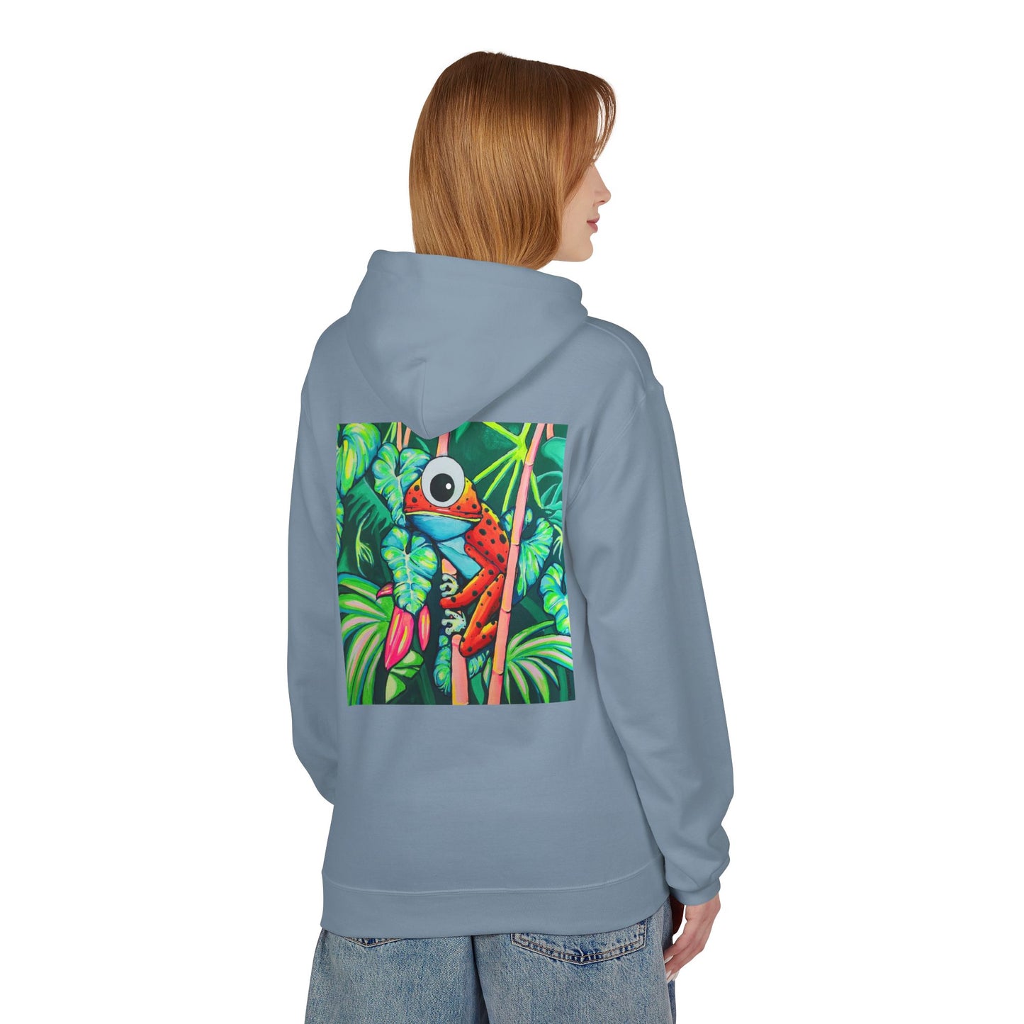 Unisex Cyclops Red Frog Soft Hoodie