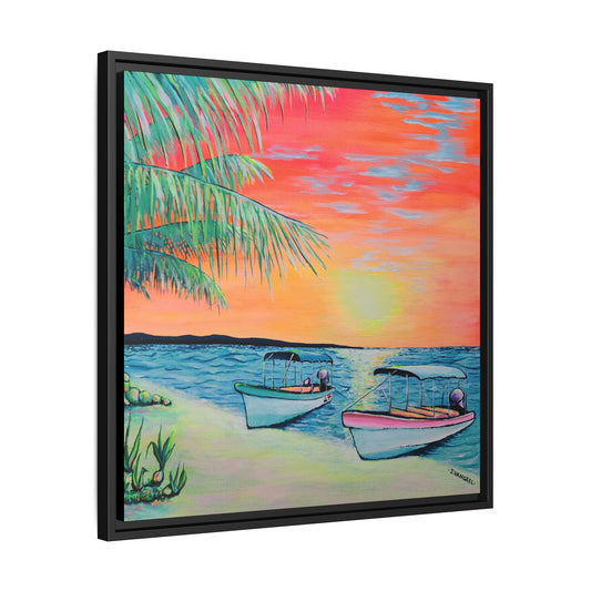 Framed Panga Express Canvas Print