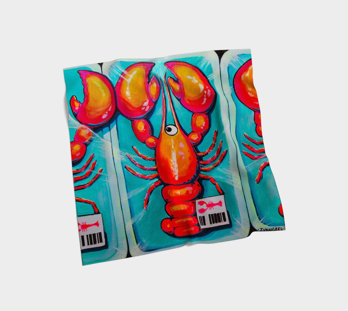 Neon Lobster Scarf