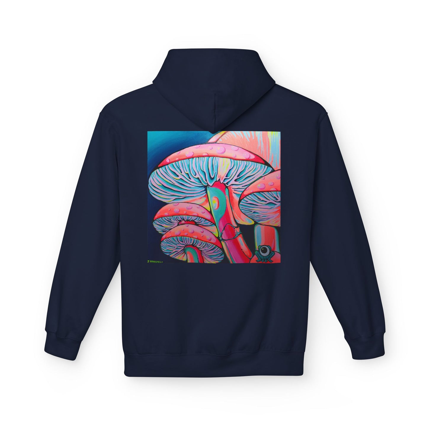 Unisex Trippy Mushrooms Soft Hoodie