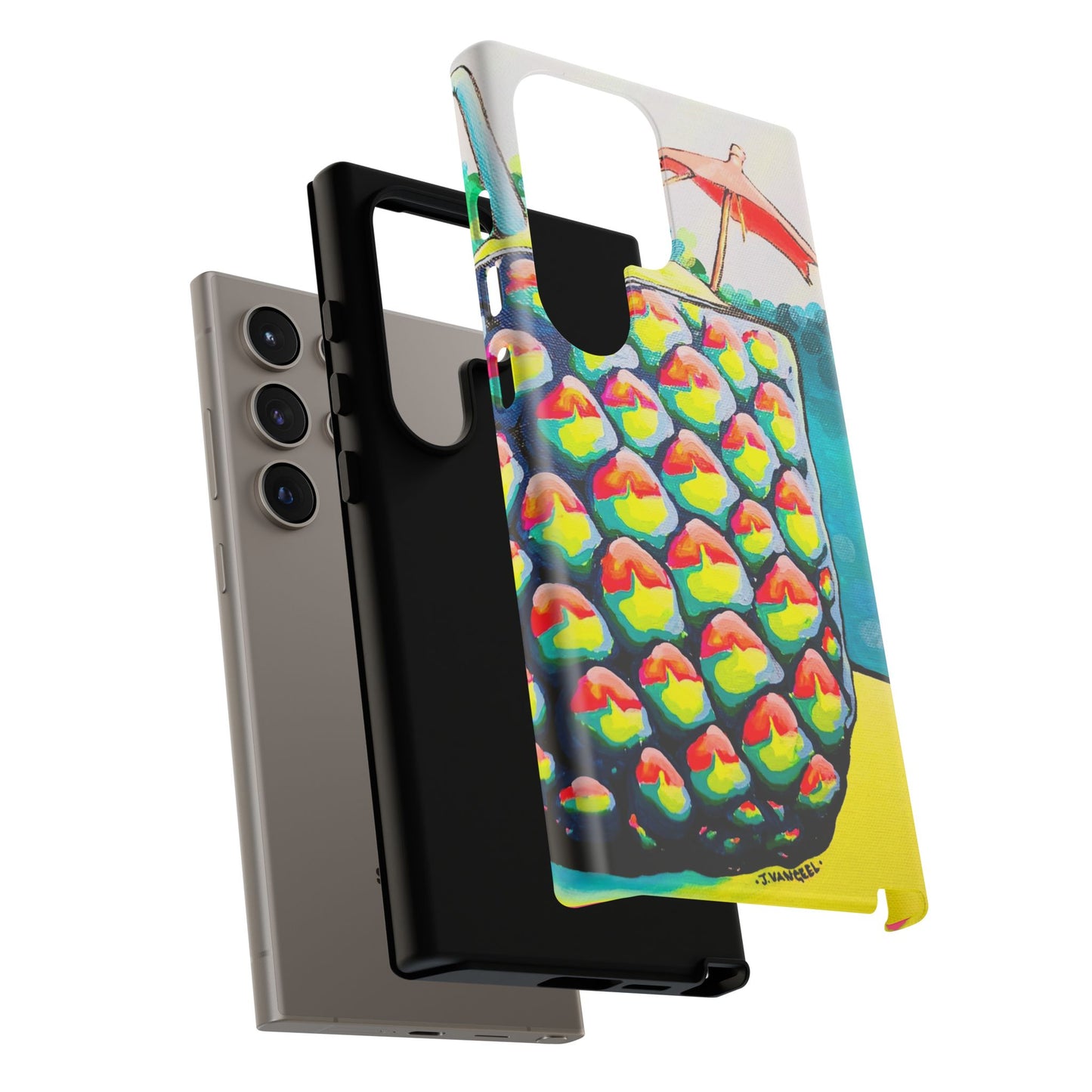 Neon Piña Colada Tough Phone Case