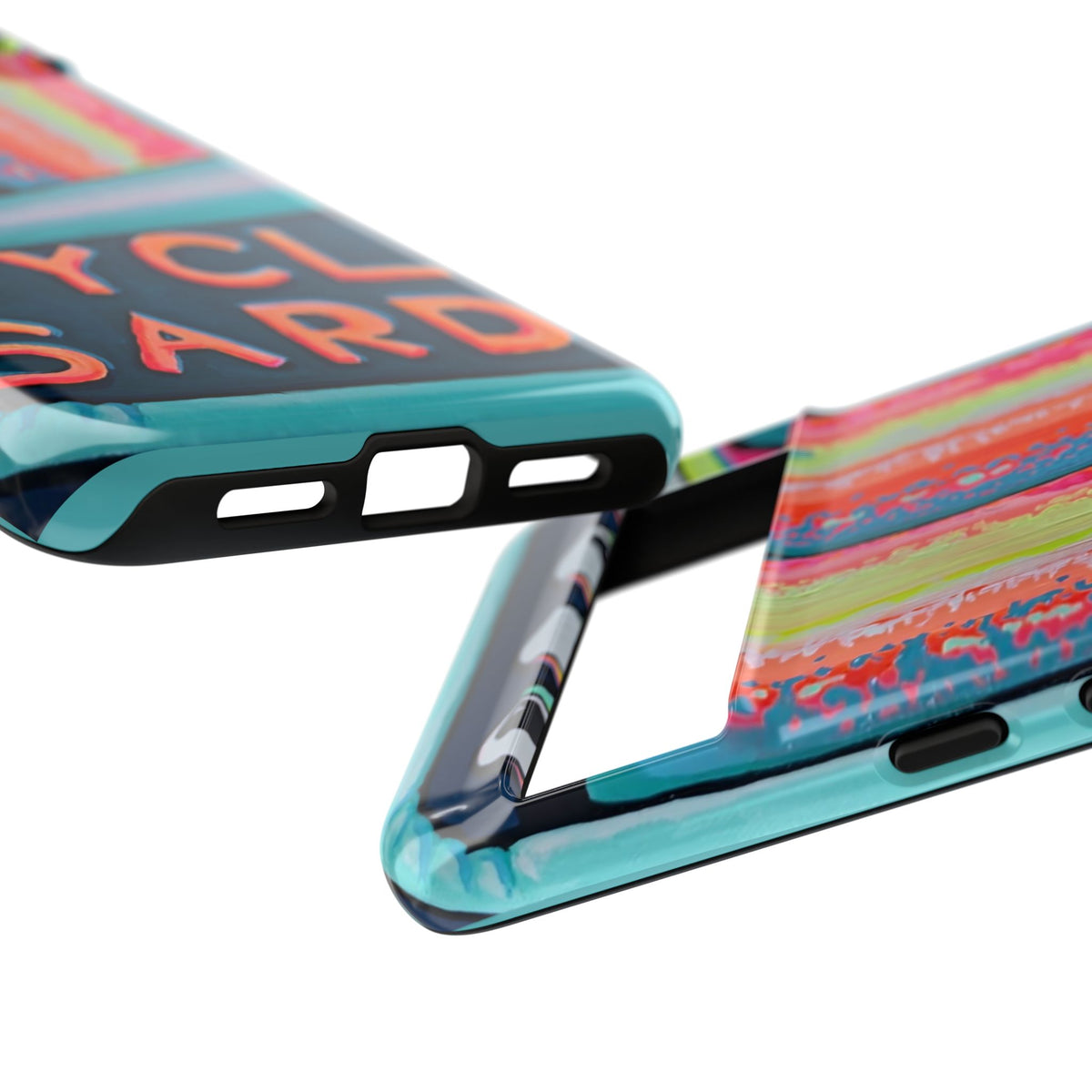 Neon Sardines Tough Phone Case