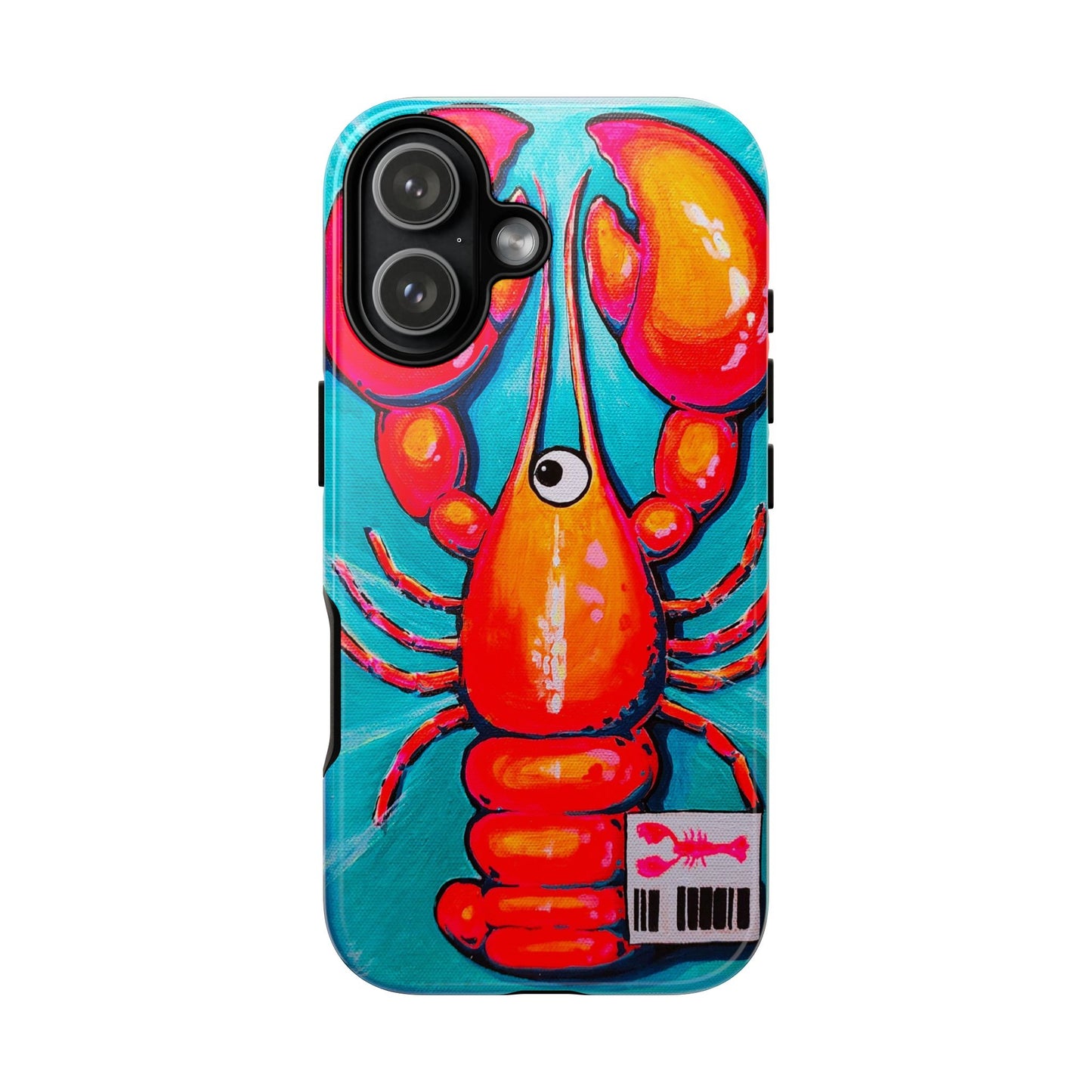Neon Lobster Tough Phone Case